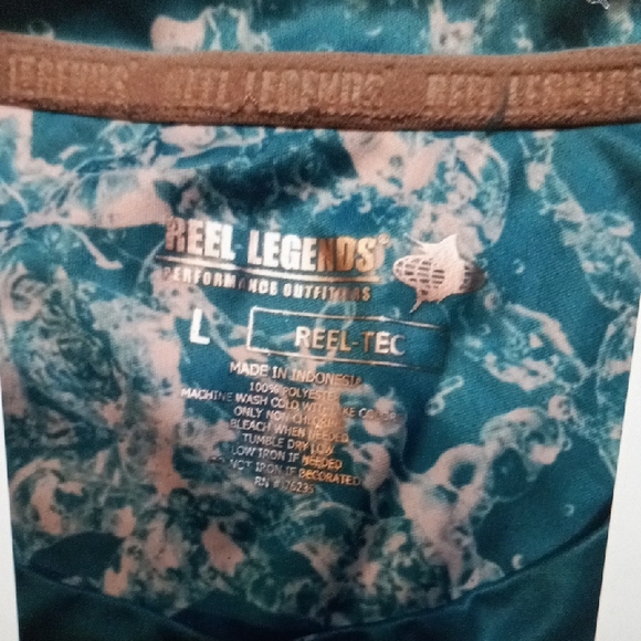 Reel Legends Other - Reel Legends Aqua Performance Shirt